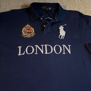 Ralph Lauren London Navy Polo Shirt